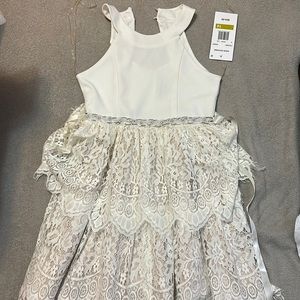 New white girls dress